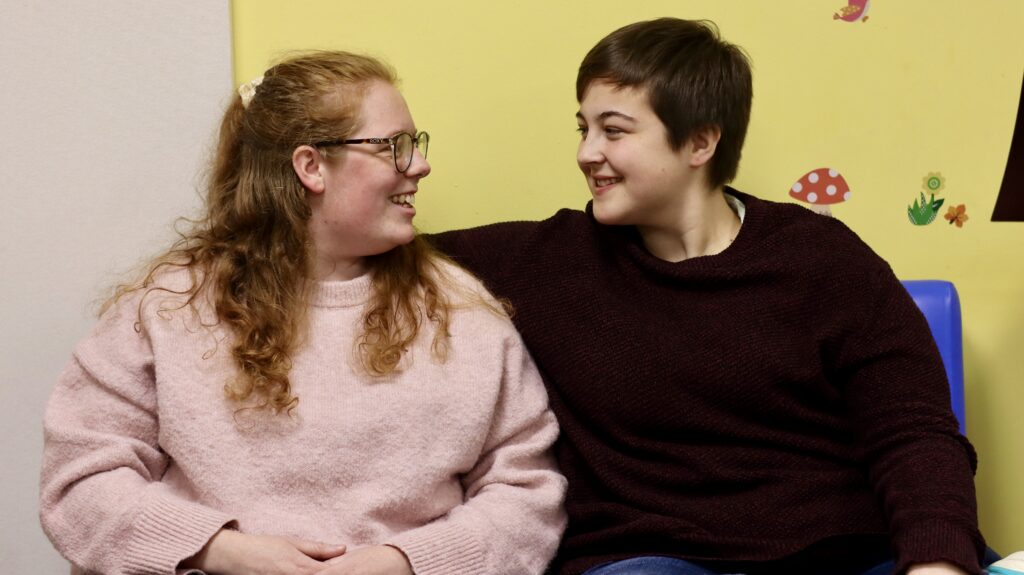 Foster carers Hannah and Betty 